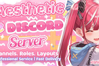 create a cute anime discord server
