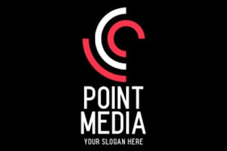design a professional media company logo