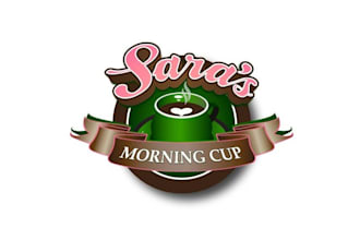 deign unique wonderful logo for saras morning cup