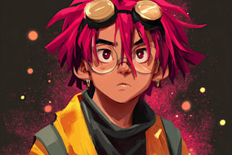 make characters and comic books