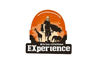 design pictorial surprising logo for safari tours