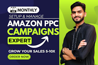 setup and optimize amazon PPC campaigns amazon ads campaign monthly
