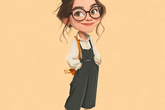 do a cartoon portrait caricature