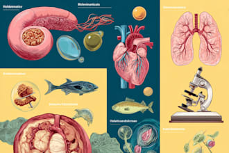 design scientific, medical, educational illustration for you