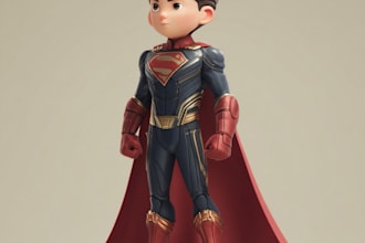 design original superhero character