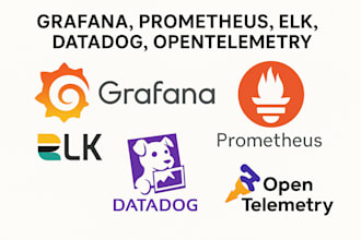 setup observability stack , grafana ,prometheus, alert, elk