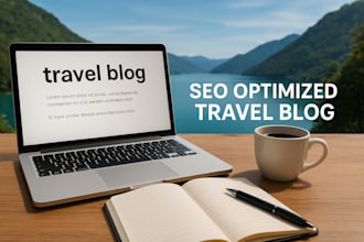 write engaging SEO optimized travel blog posts