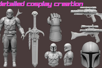 do 3d cosplay armor 3d helmet 3d mask model cosplay game props for 3d printing