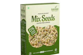 design a creative food product packaging pouch or box design