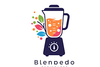 design a professional and unique blender logo