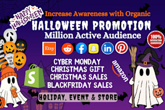halloween promotion halloween shopify store promotion website etsy link shoutout