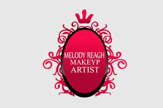 design beautiful makeup artist logo
