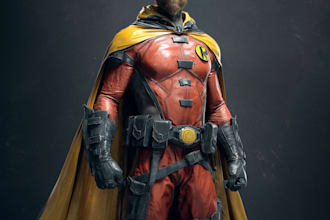 design original superhero character