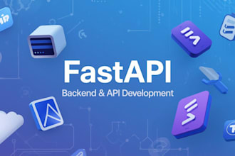create a full stack app with fastapi, react, or django