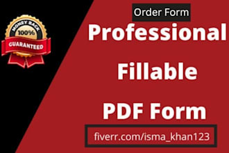 create a fillable PDF form