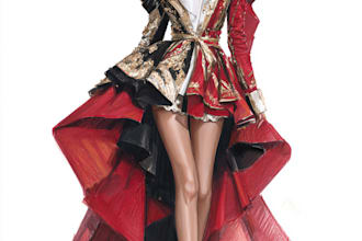 create fashion graphic comic style, fashion illustration