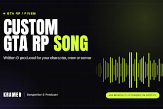 create a custom gta rp rap song for your character or server