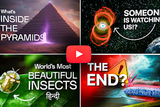 design high CTR faceless documentary youtube thumbnail