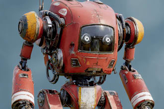 design a concept mecha robot for your project