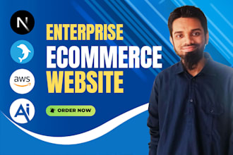 develop ai enabled custom ecommerce with admin suite