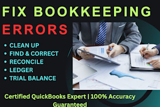 fix reconciliation issues and errors in your bookkeeping