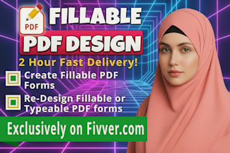 create fillable PDF form or convert to fillable pdf document