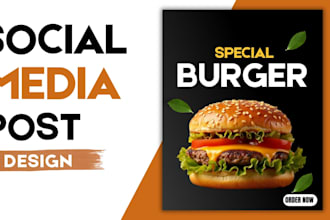 design instagram food posts for social media