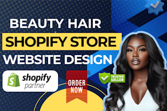 create beauty hair extension website salon hair bundles shopify store