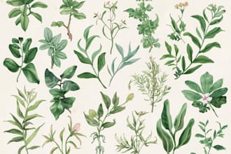 make watercolor botanical illustrations