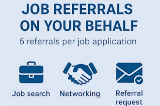 request job referrals on your behalf to boost your chances