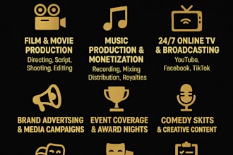 lead your media project as a creative director and manager