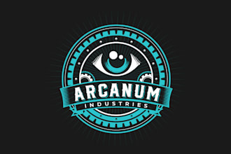 design captivating steam punk magical eye logo
