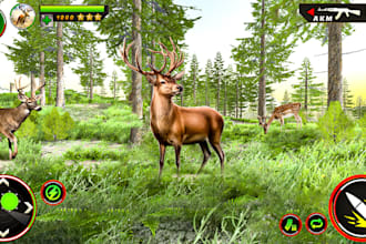 design eye catching game UI and app screenshots for ios and android