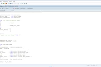 create sap abap reports and smart forms