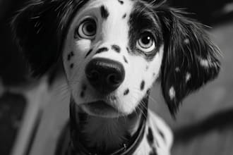 do a black and white pet