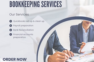 do accounting, and bookkeeping in quickbooks online, xero and wave