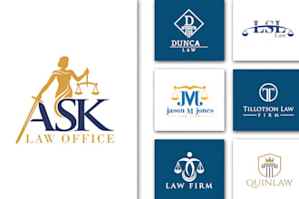 design professional attorney, legal and law firm logo