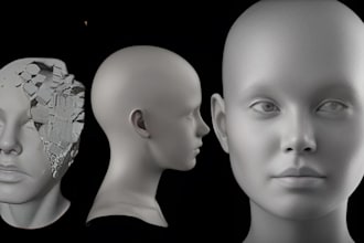 fix stl files, 3d models, custom files modifications stl to 3mf for 3d printing