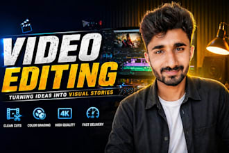 do professional video editing for youtube and social media