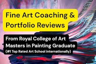 coach your fine art practice and review your portfolio
