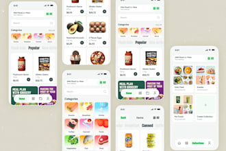 develop ai grocery app, food delivery marketplace app like instacart, ubereats