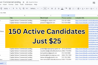 do linkedin recruiting, sourcing, and list building