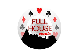 design aesthetics poker trading logo for full house events