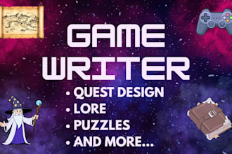 write your game story, dialogues, narrative, and quests