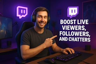 do twitch channel promotion to boost live viewers followers and chatters