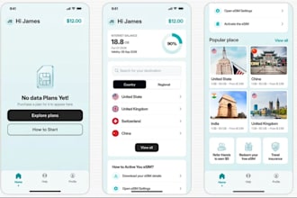 build esim app, linphone app, virtual phone number provider app, esim website
