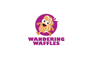 design fun fair festival waffle sandwich stand logo