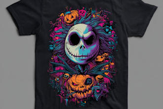 design custom halloween t shirt design and bulk t shirts
