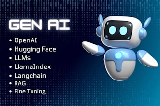 build gen ai solutions with rag llm chatgpt and ai chatbots