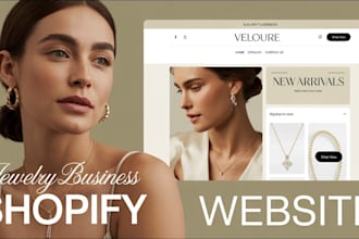 design shopify jewelry store, shopify jewelry website, jewelry shopify store